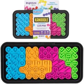 Kanoodle Dog Edition Lick Mat, Interactive Slow Feeder And Enrichment Mat For Treats, Food And Mental Stimulation