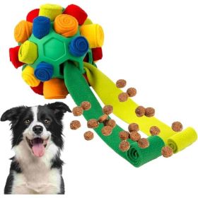 Medium Snuffle Ball For Dogs, Treat Puzzle Foraging Toy, Machine Washable Sniffing Ball For Puppies And Boredom Relief