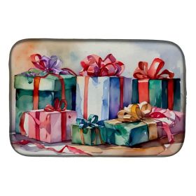 Christmas Gifts Dish Drying Mat Absorbent Dish Drying Mat Pad for Kitchen Counter Dish Drainer Mat for Countertop, 14 x 21", Multicolor