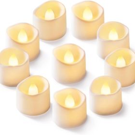 24 Pack Battery Operated Flameless LED Tea Light Candles