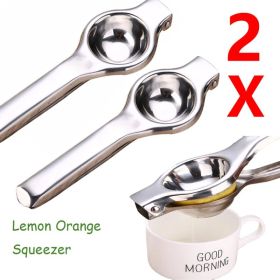 Manual Lemon Squeezer Heavy Duty Stainless Steel Press Hand Lime Citrus Juicer