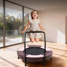 36 inch Nursery Trampoline for Kids, Ages 1 Year Plus, Mini Indoor Foldable Rebounder With Handle,Stable & Quiet,Toddler Trampoline Toys, for Boys & G