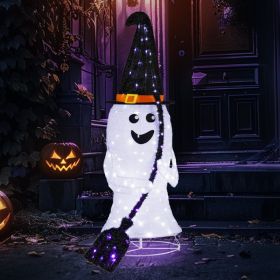 Replace 94400163 4ft  Ghost 1 00LED Lighted Outdoor Halloween Decorations