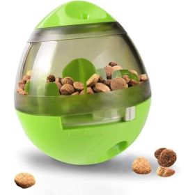 4.6-Inch Treat Ball For Puppies, Small Dogs & Cats, Adjustable Slow Feeder And Interactive Puzzle Food Dispenser