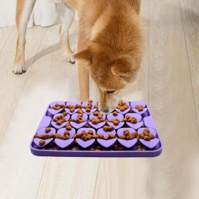 Small Silicone Snuffle Mat For Dogs & Cats, Slow Feeder Lick Mat For Dry Or Wet Food, Foraging And Stress Relief