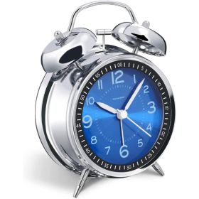 4-Inch Metal Alarm Clock For Heavy Sleepers