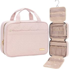 Travel Toiletry Bag For Women, Portable Hanging Makeup Organizer With Compartments For Cosmetics, Skincare And Bathroom Essentials