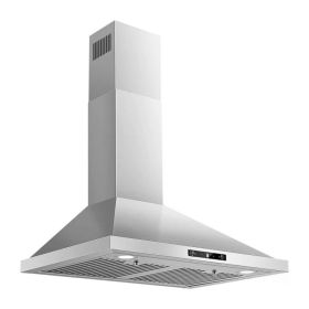 Wall Mount Range Hood 30 Inch, 700 CFM Kitchen Hood Stainless Steel Stove Vent Hood With Gesture Sensing & Touch Control, Ducted/Ductless Convertible
