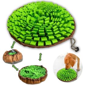 Pet Snuffle Mat For Dogs, Cats & Rabbits, Interactive Foraging Puzzle And Treat Dispenser For Boredom And Stress Relief