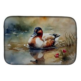 Canvasback Dish Drying Mat Absorbent Dish Drying Mat Pad for Kitchen Counter Dish Drainer Mat for Countertop, 14 x 21", Multicolor