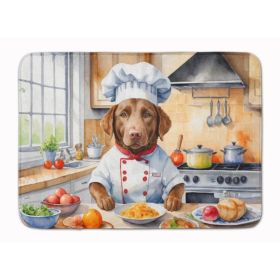 Chesapeake Bay Retriever The Chef Memory Foam Kitchen Mat Machine Washable Anti-Fatigue Mat Cushion Comfort Bath Mat or Kitchen Rug