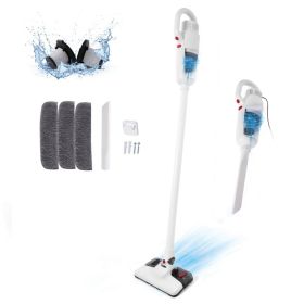 Lightweight Stick Vacuum Cleaner, Unique Vacuum and Mop Combo - 3 Dust Filters/Microfiber Pads,Corded Stick Vacuums & Electric Brooms - 400W 12Kpa Suc