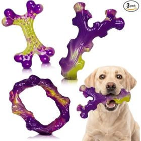 3-Pack Tough Dog Chew Toys For Aggressive Chewers Durable Interactive Toys For Medium Large Dogs