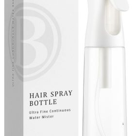 Spray Bottle For Hair Continuous Mister Spray Bottle For Hairstyling, Cleaning, Plants, Pets, Barbers, Salons, Essential Oil Scents