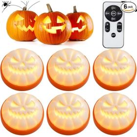 Halloween Pumpkin LED Lights With Remote Control And Timer, Flameless Pumpkin Decorative Lights