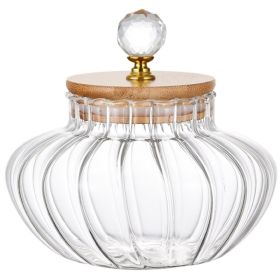1Pcs High Borosilicate Glass Strip Sealed Jar,Kitchen Storage Jar, Coffee Jar