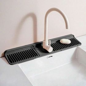 1pc Silicone Stove Top Covers Heat Resistant, Non Slip, Easy Clean For Electric Stove, Glass Top Stove Kitchen Accessories Perfect Gift For Housewarmi (Option: 23 x 5.5-NY black)