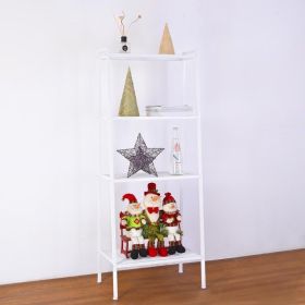 Widen 4 Tiers Bookshelf Ivory White (Option: Default)